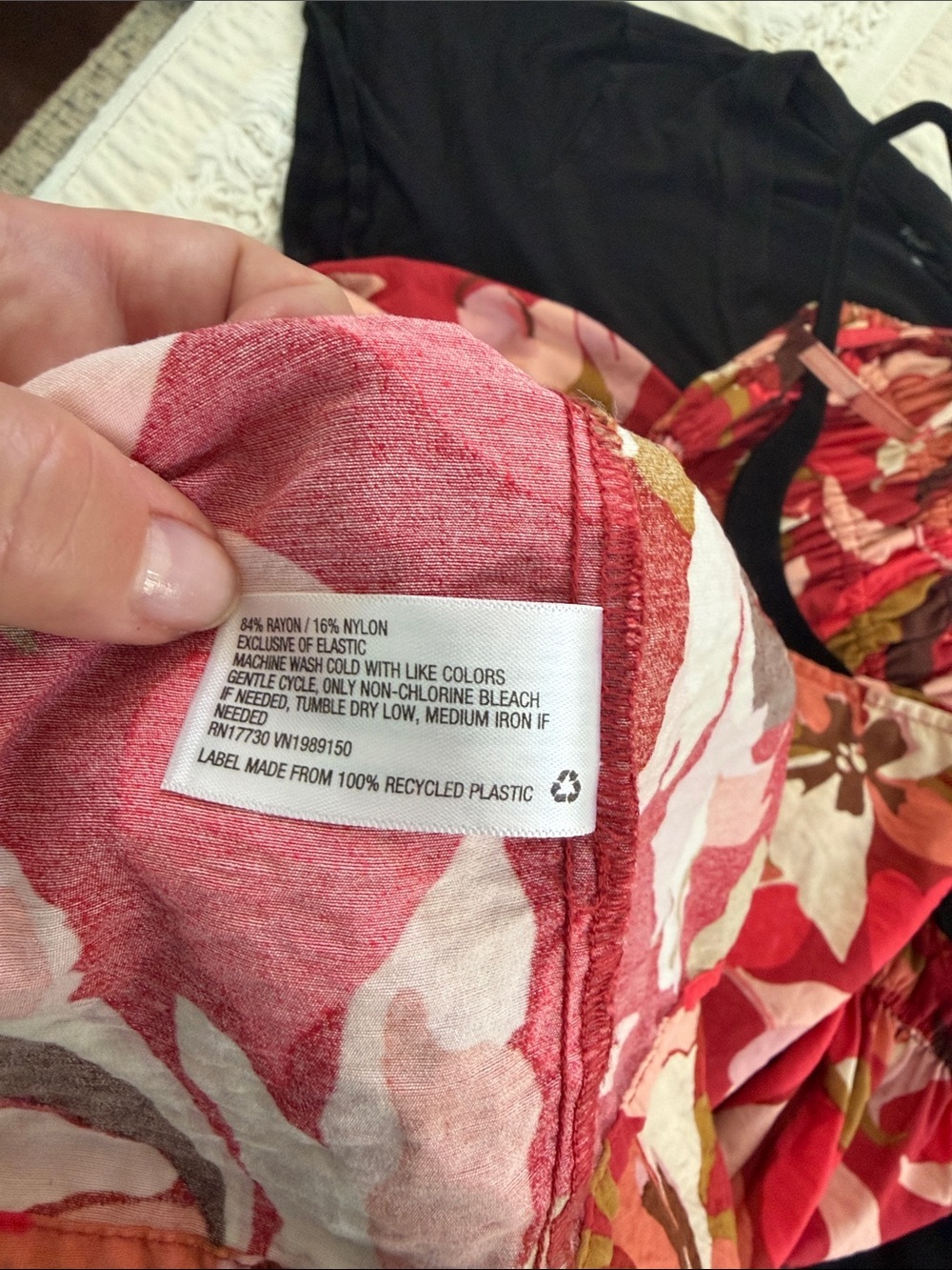 a new day Red Floral Smocked Maxi Dress - Picture 8 of 8